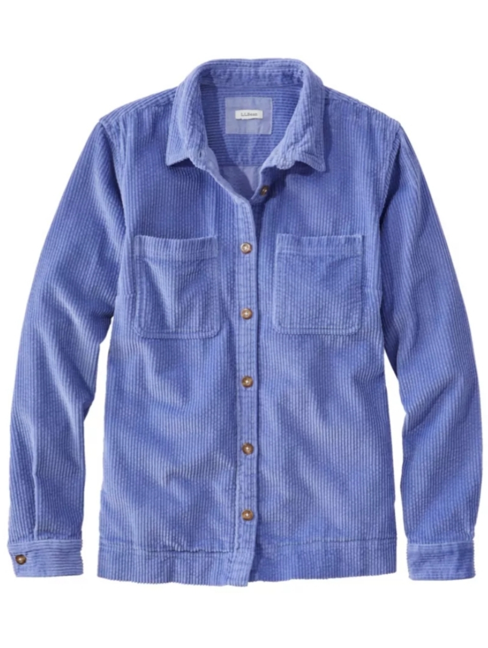 L.L.Bean Comfort Corduroy Relaxed Shirt- L